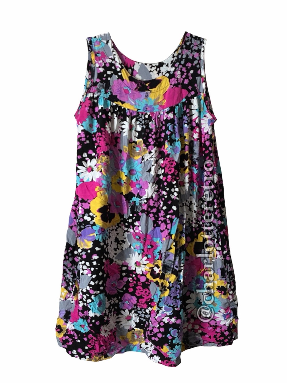 vtg Floral House Dress / Frock